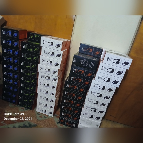 10 Stereo  Headset Bluetooth 5.0 + EDR BLACK WHITE RED BLUE GREEN free Gift Wrap - Picture 2 of 8